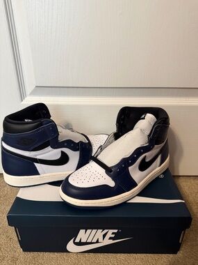 Nike Men’s High-Top Sneakers White Navy Black